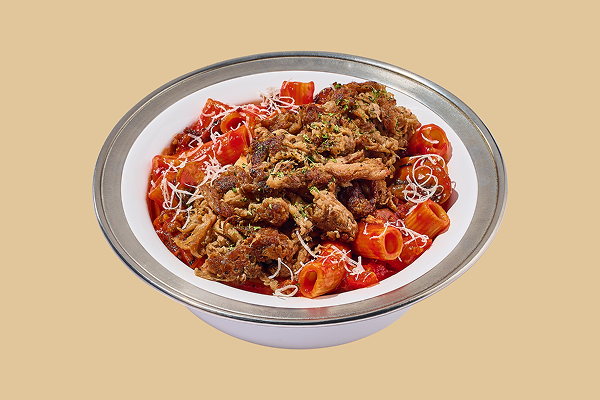 토마토미트파스타(풀드포크)